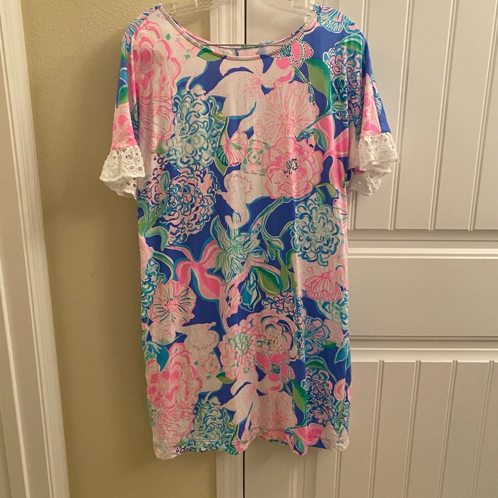 Lilly Pulitzer Peony for your Thoughts Helina Dress size medium EUC